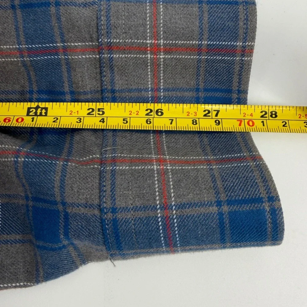Banana Republic Tall XXL Plaid Flannel Button Down Shirt Men